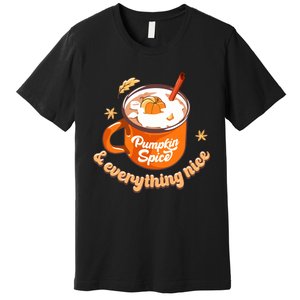 Halloween Mug Halloween Pumpkin Pumpkin Spice Retro Gift Premium T-Shirt