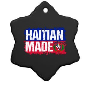 Haitian Made Haiti Pride T Ceramic Star Ornament