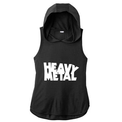 Heavy Metal Ladies PosiCharge Tri-Blend Wicking Draft Hoodie Tank