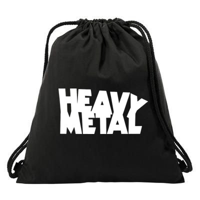Heavy Metal Drawstring Bag