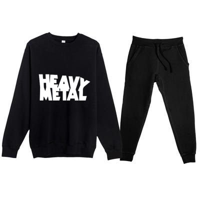 Heavy Metal Premium Crewneck Sweatsuit Set