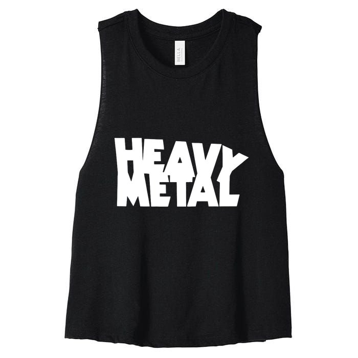 Heavy Metal Women's Racerback Cropped Tank