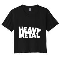 Heavy Metal Women's Crop Top Tee