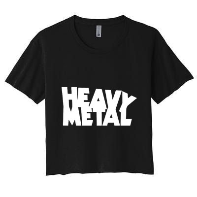 Heavy Metal Women's Crop Top Tee