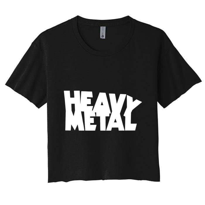 Heavy Metal Women's Crop Top Tee