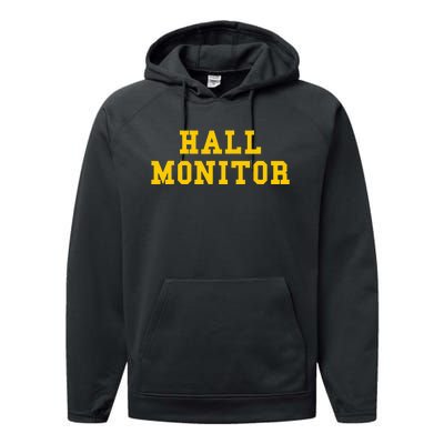 Hall Monitor Performance Fleece Hoodie