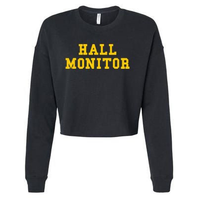 Hall Monitor Cropped Pullover Crew