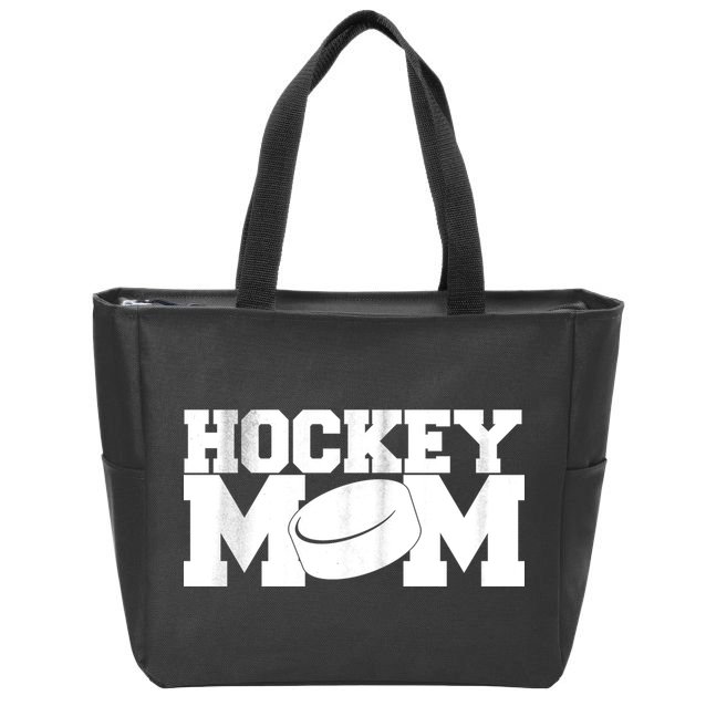 Hockey Mom Zip Tote Bag