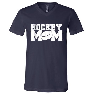 Hockey Mom V-Neck T-Shirt