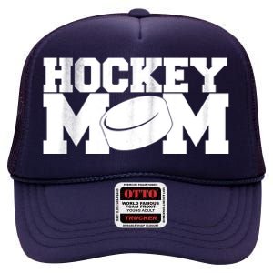 Hockey Mom High Crown Mesh Back Trucker Hat