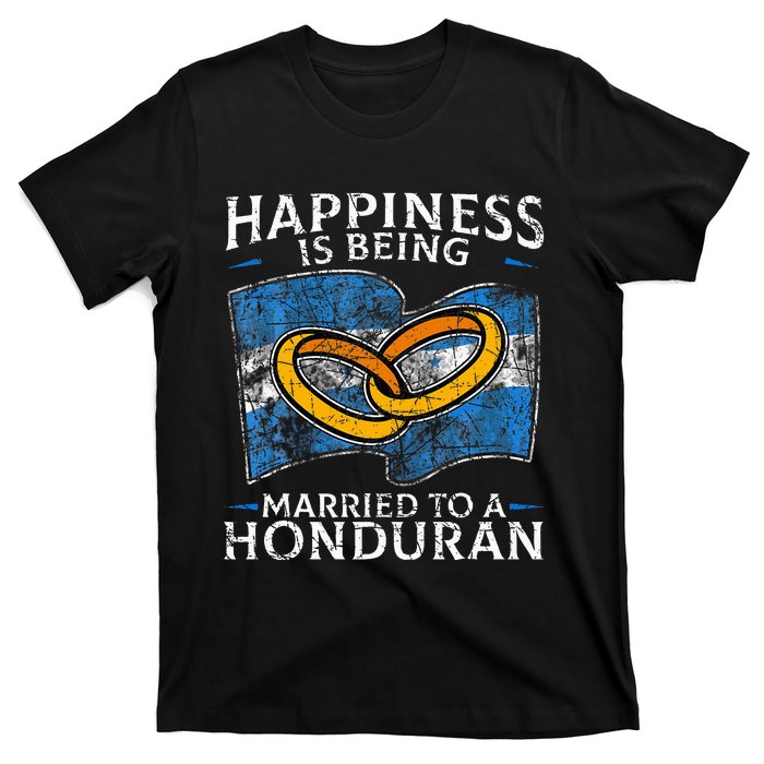 Honduran Marriage Honduras Married Heritage Flag Culture T-Shirt