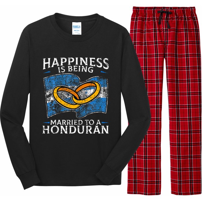 Honduran Marriage Honduras Married Heritage Flag Culture Long Sleeve Pajama Set