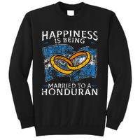 Honduran Marriage Honduras Married Heritage Flag Culture Tall Sweatshirt