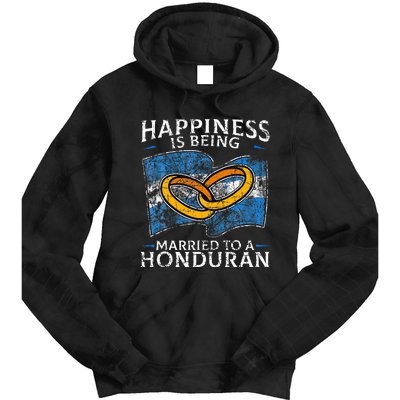 Honduran Marriage Honduras Married Heritage Flag Culture Tie Dye Hoodie