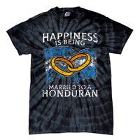 Honduran Marriage Honduras Married Heritage Flag Culture Tie-Dye T-Shirt