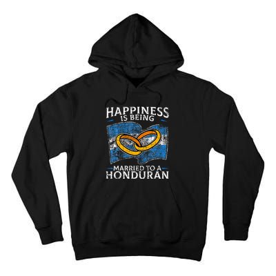 Honduran Marriage Honduras Married Heritage Flag Culture Tall Hoodie