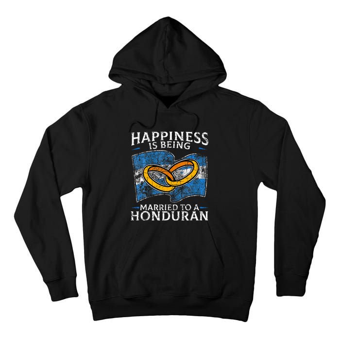 Honduran Marriage Honduras Married Heritage Flag Culture Tall Hoodie