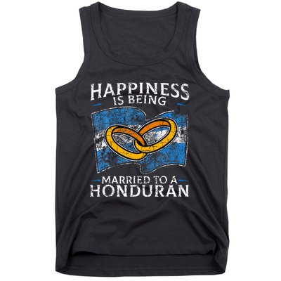 Honduran Marriage Honduras Married Heritage Flag Culture Tank Top