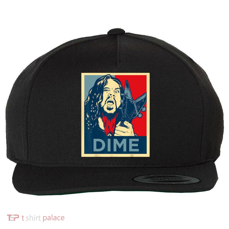 Heavy Metal Hope Poster Dime Dimebag Obama Darrell Guitar Wool Snapback Cap