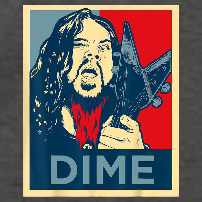 Heavy Metal Hope Poster Dime Dimebag Obama Darrell Guitar Vector Backpack