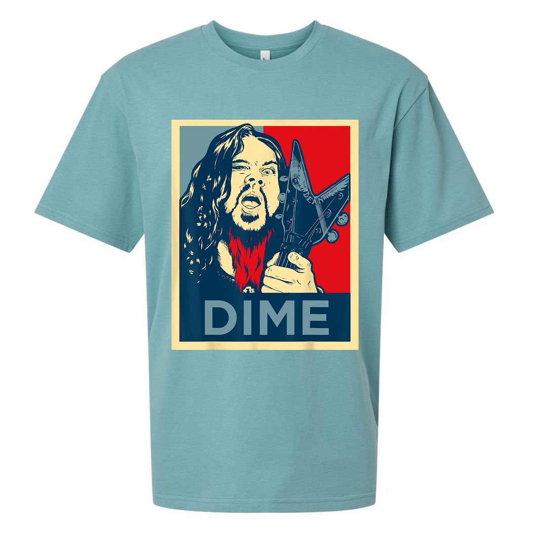 Heavy Metal Hope Poster Dime Dimebag Obama Darrell Guitar Sueded Cloud Jersey T-Shirt