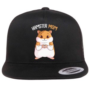 Hamster Mom Hammy Flat Bill Trucker Hat