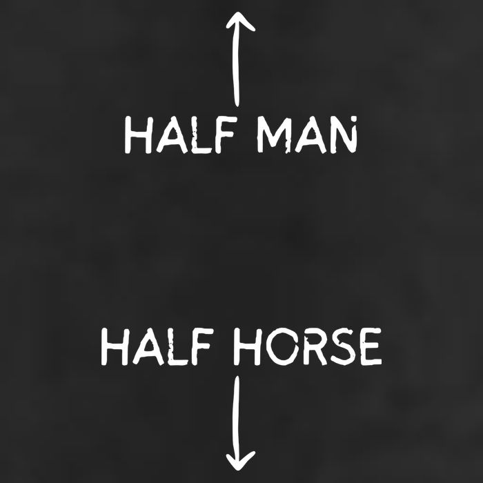 Half Man Half Horse Funny 25L Jumbo Tote