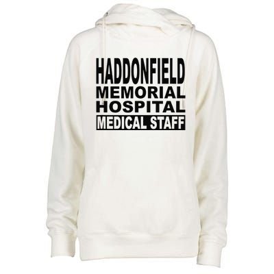 Haddonfield Memorial Hospital Halloween 1978 Spooky Scary Gift Womens Funnel Neck Pullover Hood