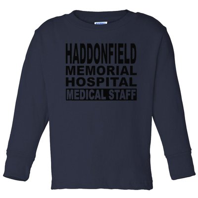 Haddonfield Memorial Hospital Halloween 1978 Spooky Scary Gift Toddler Long Sleeve Shirt