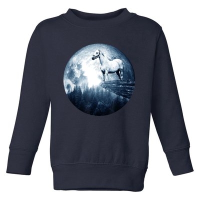 Horse Moon Horses Toddler Sweatshirt