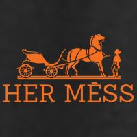 Her Mess Horse Carriage Funny Adult Drive Performance Visor