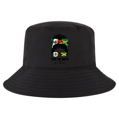 Half Mexican Half Jamaican Girl Mexico Jamaica Flag Cool Comfort Performance Bucket Hat