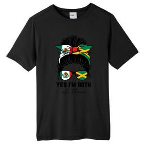 Half Mexican Half Jamaican Girl Mexico Jamaica Flag Tall Fusion ChromaSoft Performance T-Shirt