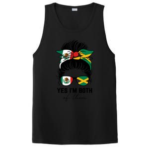 Half Mexican Half Jamaican Girl Mexico Jamaica Flag PosiCharge Competitor Tank