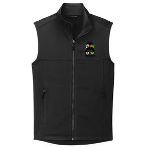 Half Mexican Half Jamaican Girl Mexico Jamaica Flag Collective Smooth Fleece Vest