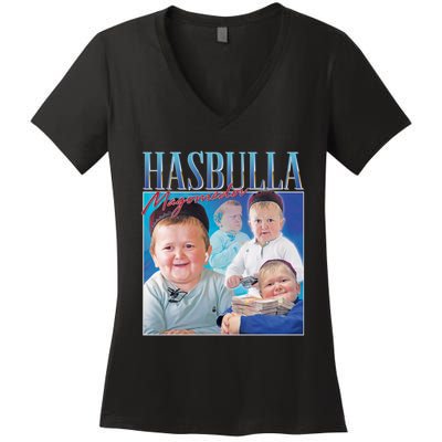 Hasbulla Magomedov Homage Women's V-Neck T-Shirt