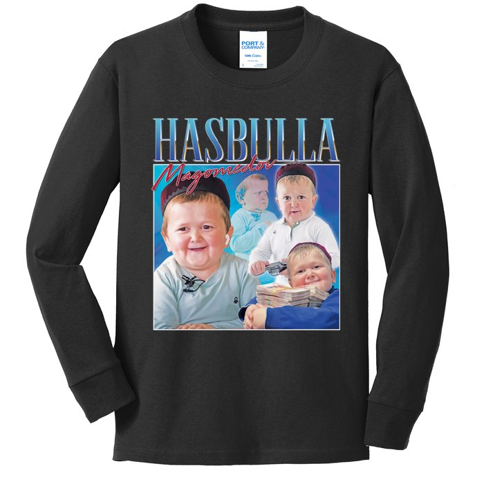 Hasbulla Magomedov Homage Kids Long Sleeve Shirt