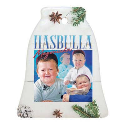 Hasbulla Magomedov Homage Ceramic Bell Ornament