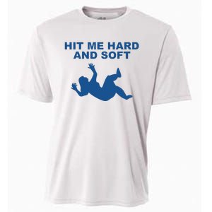 Hit Me Hard And Soft Music Lover Cooling Performance Crew T-Shirt