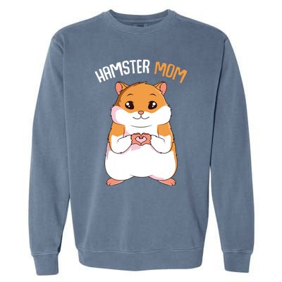 Hamster Mom Hammy Girl Women Garment-Dyed Sweatshirt