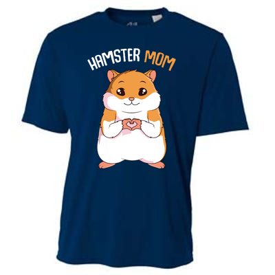 Hamster Mom Hammy Girl Women Cooling Performance Crew T-Shirt