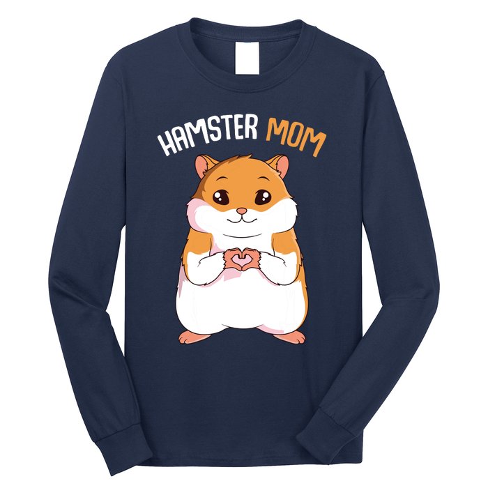 Hamster Mom Hammy Girl Women Long Sleeve Shirt