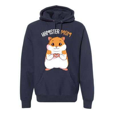 Hamster Mom Hammy Girl Women Premium Hoodie