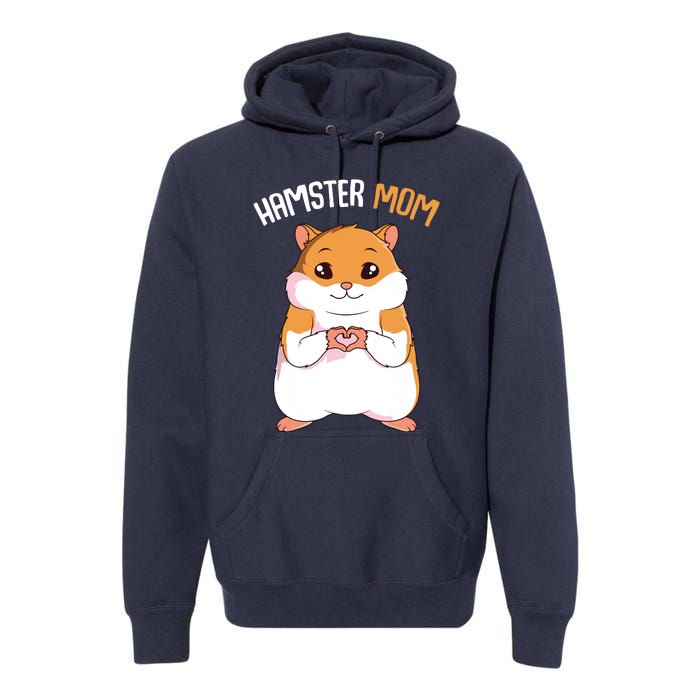 Hamster Mom Hammy Girl Women Premium Hoodie