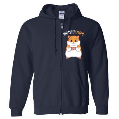 Hamster Mom Hammy Girl Women Full Zip Hoodie