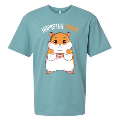 Hamster Mom Hammy Girl Women Sueded Cloud Jersey T-Shirt