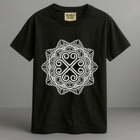Hmong Miao Hmoob Traditional Pattern Garment-Dyed Heavyweight T-Shirt