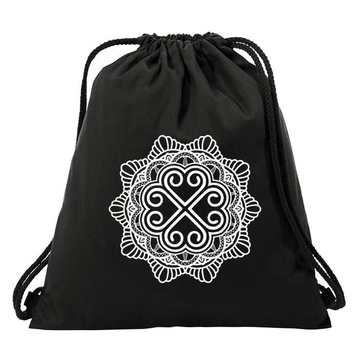 Hmong Miao Hmoob Traditional Pattern Drawstring Bag
