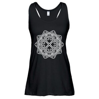 Hmong Miao Hmoob Traditional Pattern Ladies Essential Flowy Tank