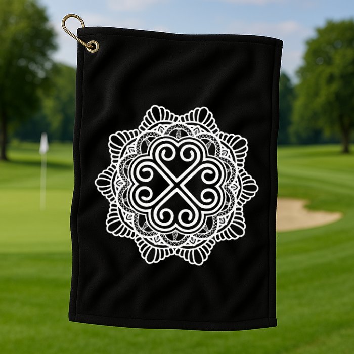 Hmong Miao Hmoob Traditional Pattern Golf Towel